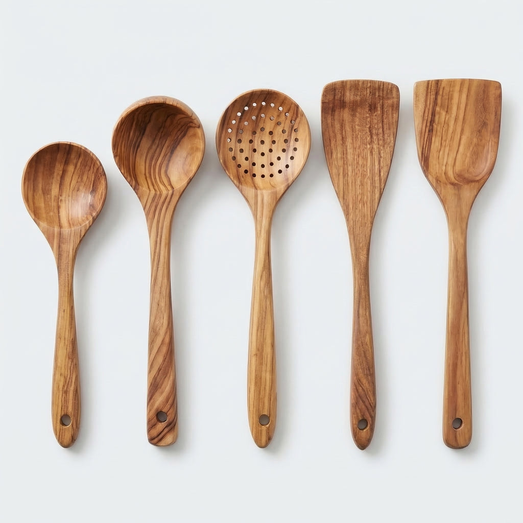 Teak Wood Kitchen Utensils